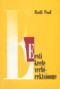Eesti keele verbirektsioone