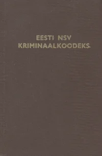 Eesti NSV kriminaalkoodeks