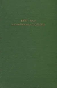 Eesti NSV kriminaalkoodeks