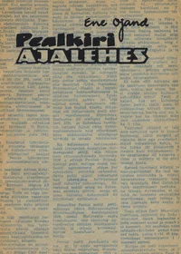 Pealkiri ajalehes