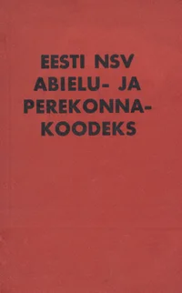 Eesti NSV abielu- ja perekonnakoodeks
