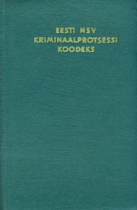 Eesti NSV kriminaalprotsessi koodeks