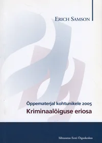 Kriminaalõiguse eriosa