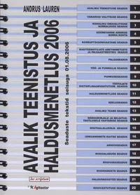 Avalik teenistus ja haldusmenetlus 2006