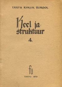 Keel ja struktuur