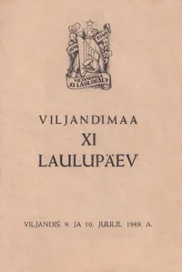 Viljandimaa XI laulupäeva juht
