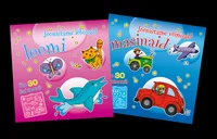 Komplekt. Joonistame lõbusaid loomi. Joonistame võimsaid masinaid
